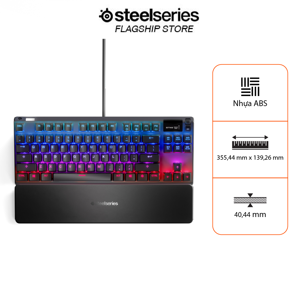 Bàn phím Gaming Steelseries Apex Pro TKL US - Hàng Chính Hãng