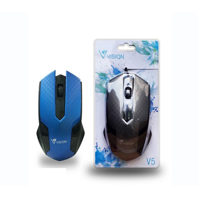 Chuột Máy Tính Có Dây Mouse Vision V5 - HÀNG CHÍNH HÃNG