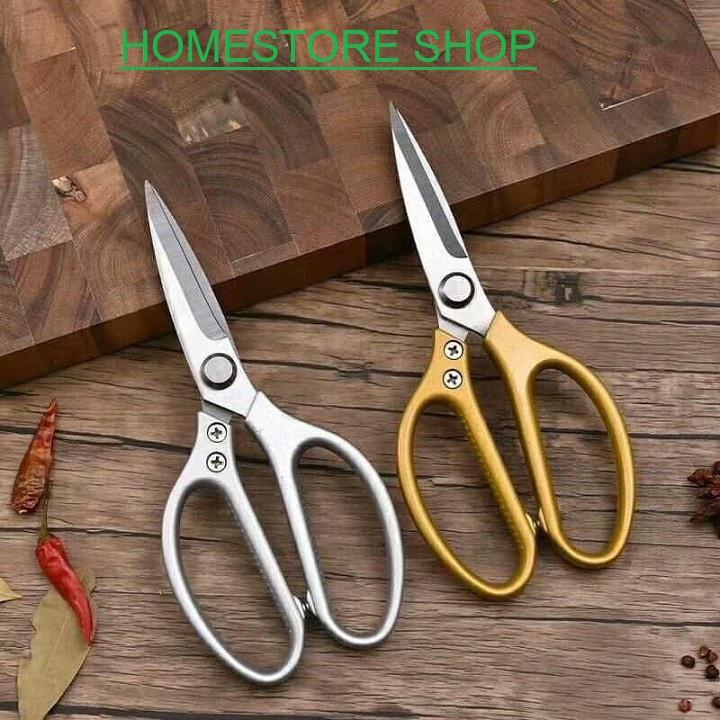 Kéo BẾP Nhật Bản cán kim loại lưỡi thép không gỉ siêu bền cao cấp SK5-0861
