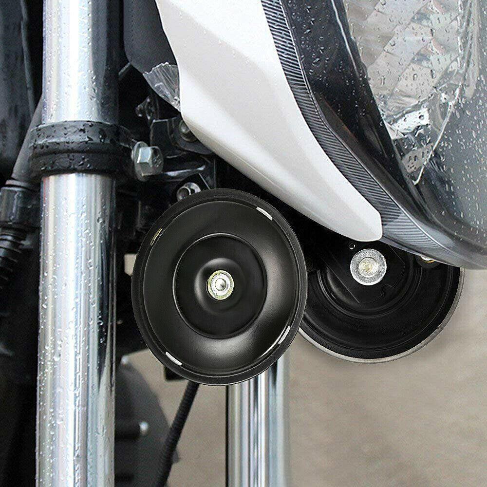 3X Motorcycle Scooter Bike DC12V/1.5A 110dB Trumpet Electric Black