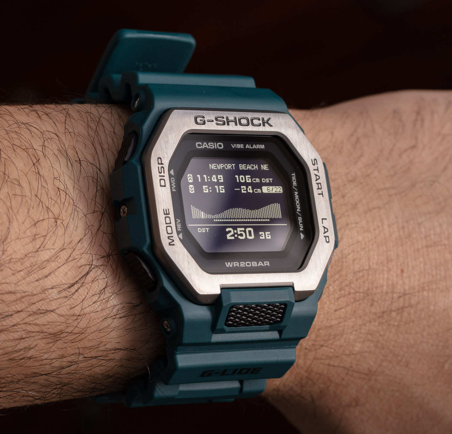 Đồng Hồ Nam Casio G-Shock Glide GBX-100-2D Chính Hãng - Dây Nhựa | G-Shock GBX-100-2DR Bluetooth