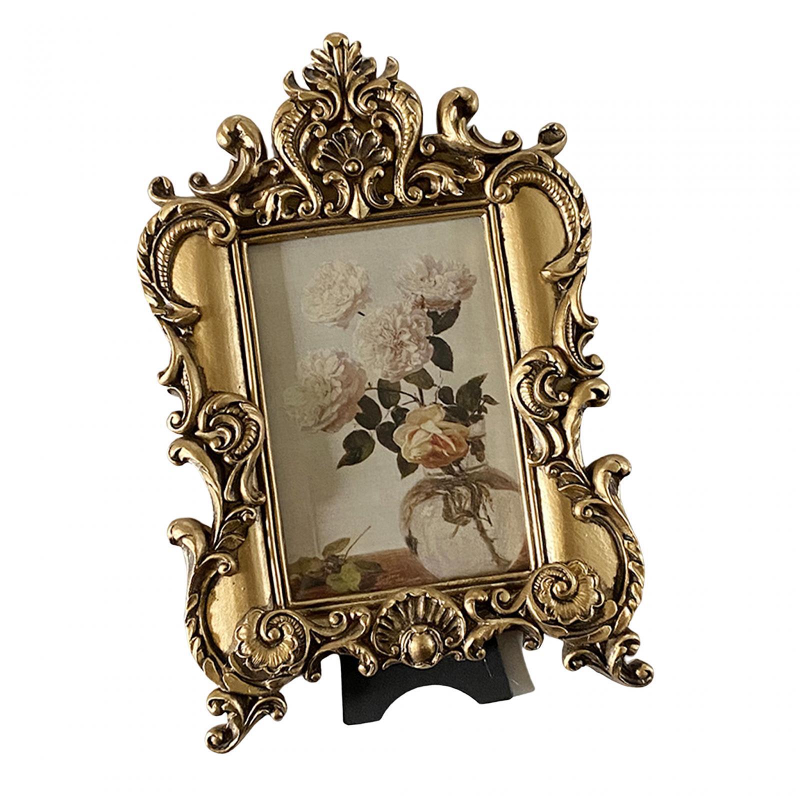 Vintage Style Photo Frame Display Holder Stand Picture Frame for Bedroom