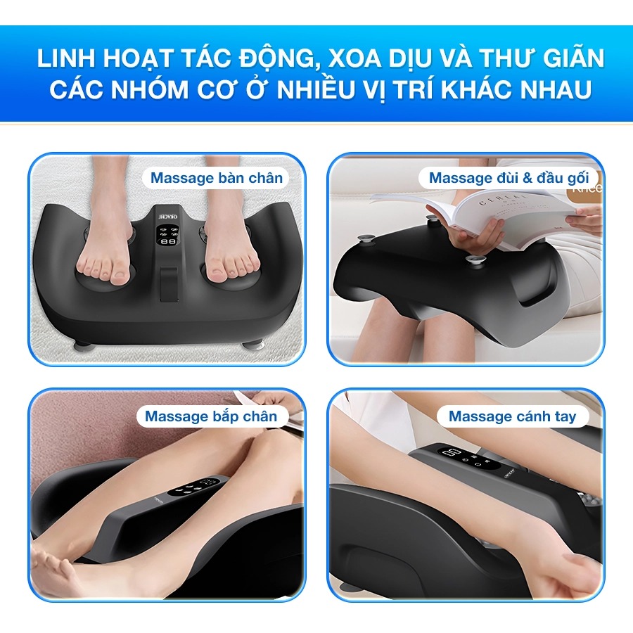 Máy massage chân và rung chân OKACHI JP-801