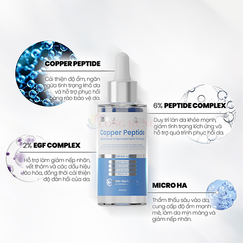 Tinh chất trẻ hóa da MD CARE Copper Peptide (30ml) - Hàng chính hãng