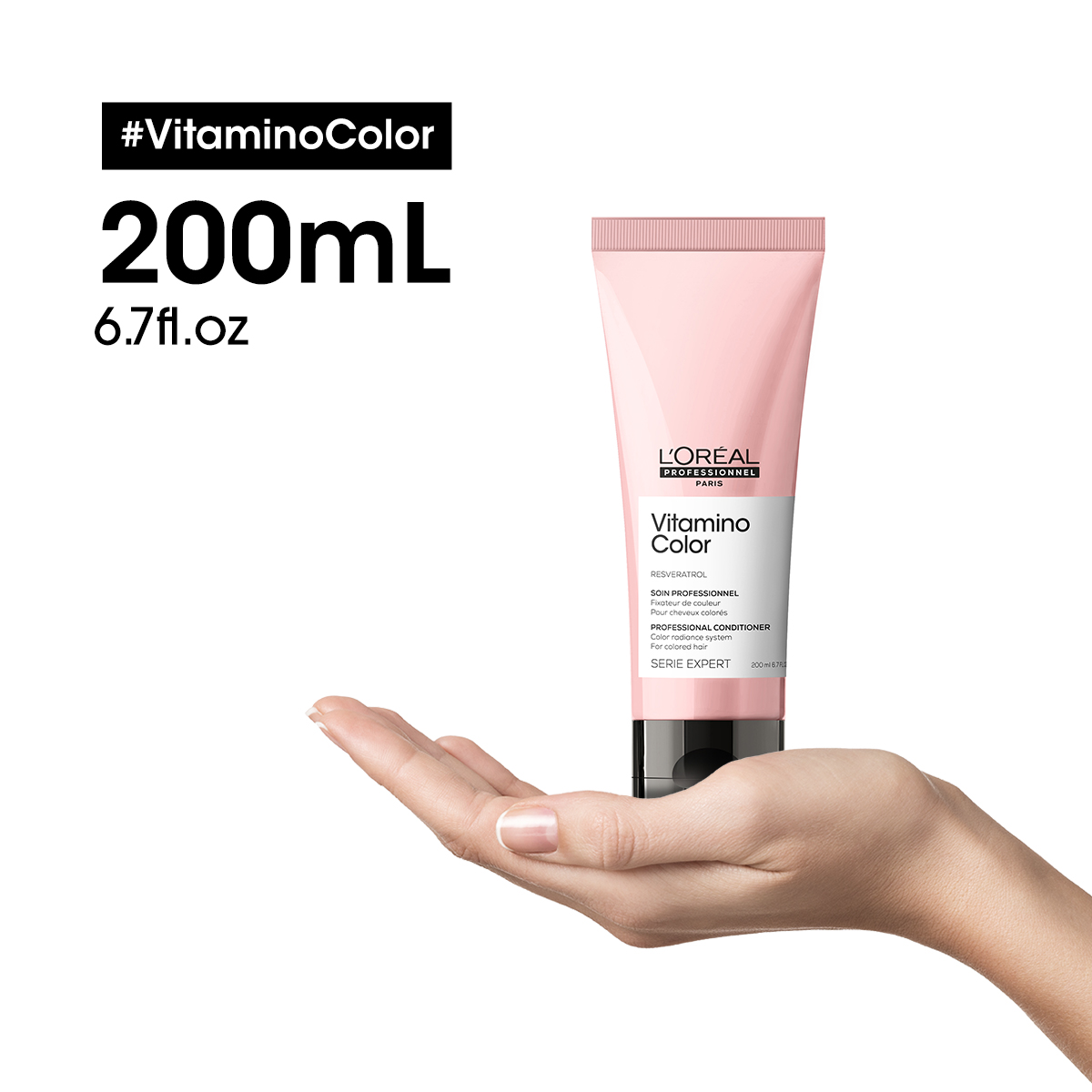 Dầu xả L'oreal Serie Expert Vitamino color conditioner chăm sóc tóc nhuộm