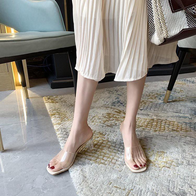 Xăng đan Cao Gót Kiểu Hàn Quốc Thiết Kế Xinh Xắn Cho Nữ