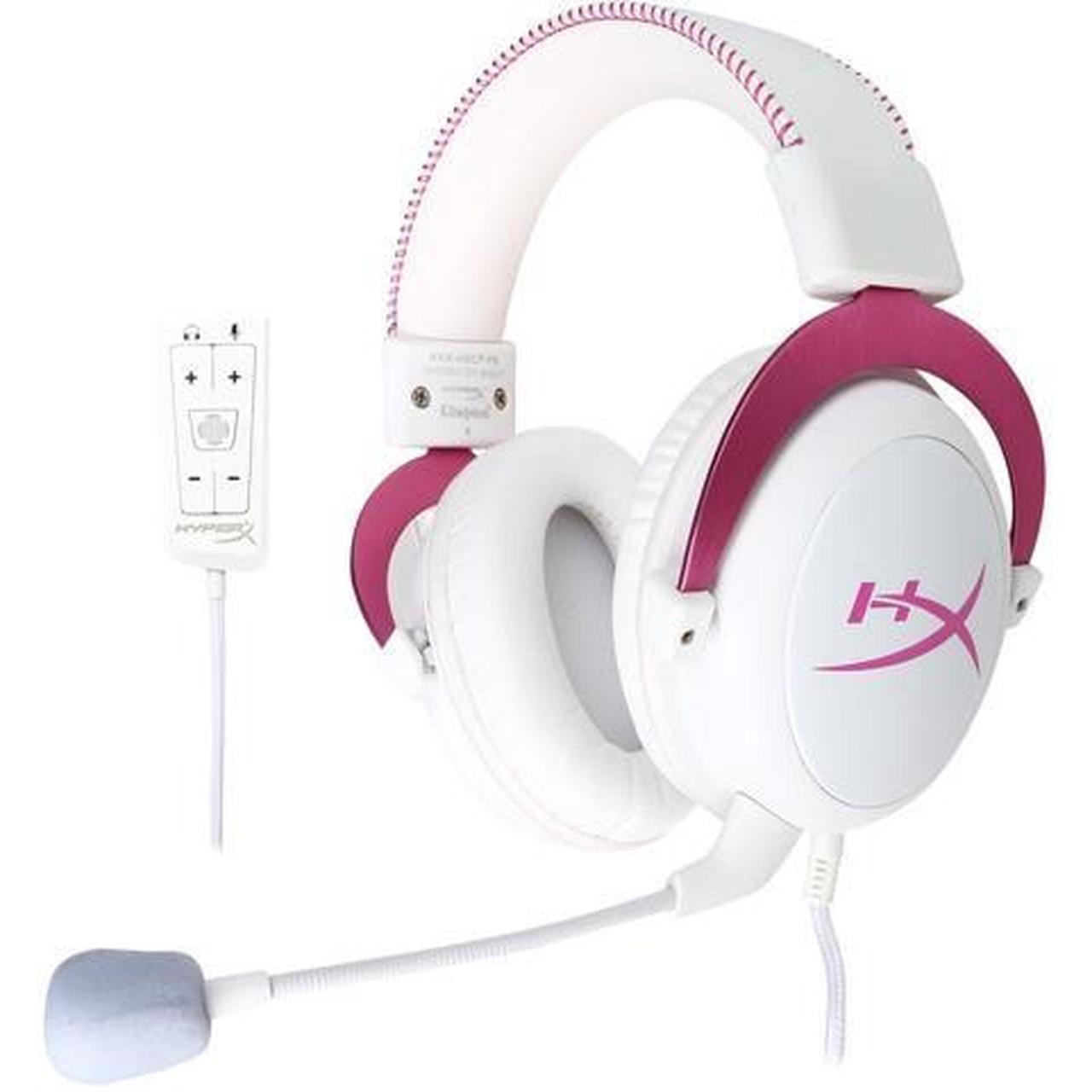 Tai Nghe Gaming HyperX Cloud II Pink Edition Giả lập âm thanh vòm 7.1 - Hàng Chính Hãng