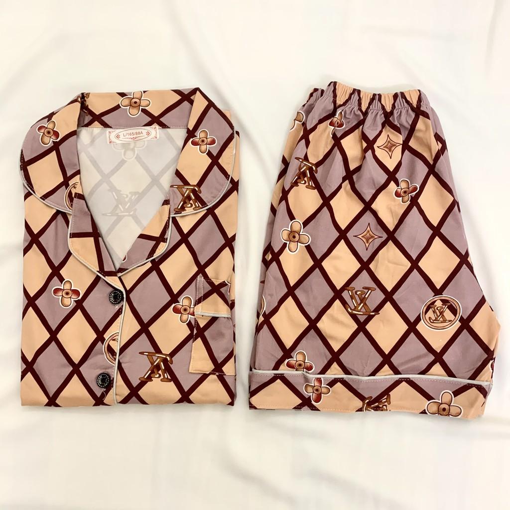 Đồ Bộ Pijama Cộc Mặc Nhà, Bộ Ngủ Nữ Cộc Nhiều Màu Dễ Thương CCCP11