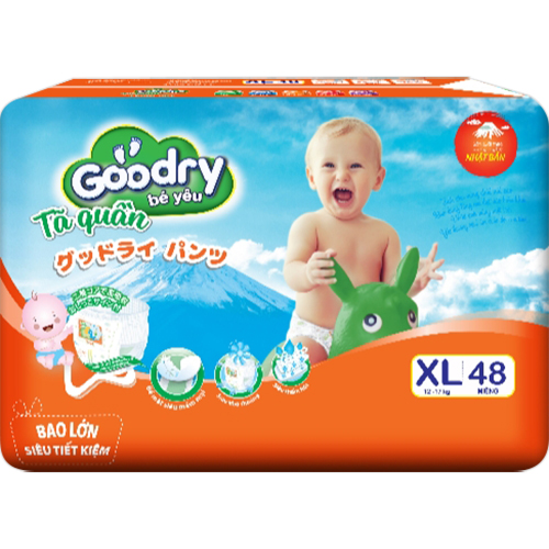 Tã Quần Goodry Jumbo XL48 (12-17kg)