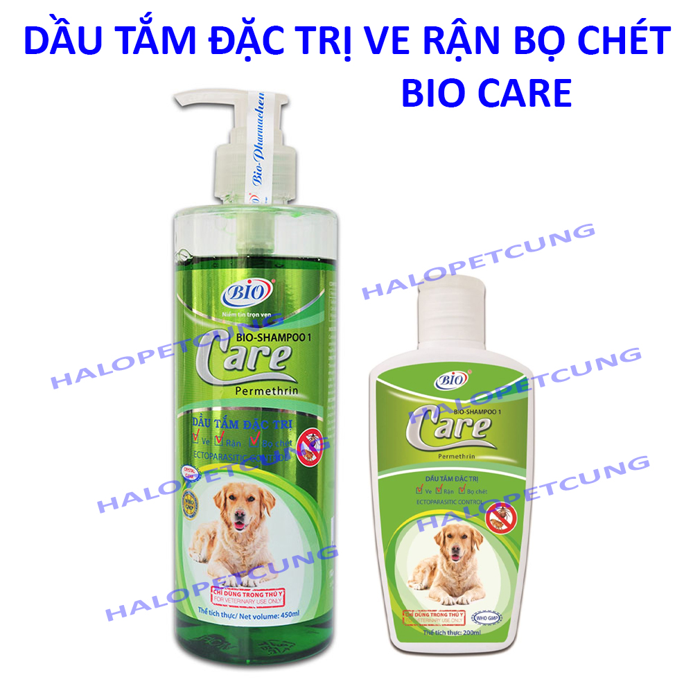 Sữa Tắm Đặc Trị Ve Rận Bọ Chét Cho Chó Mèo Bio Care