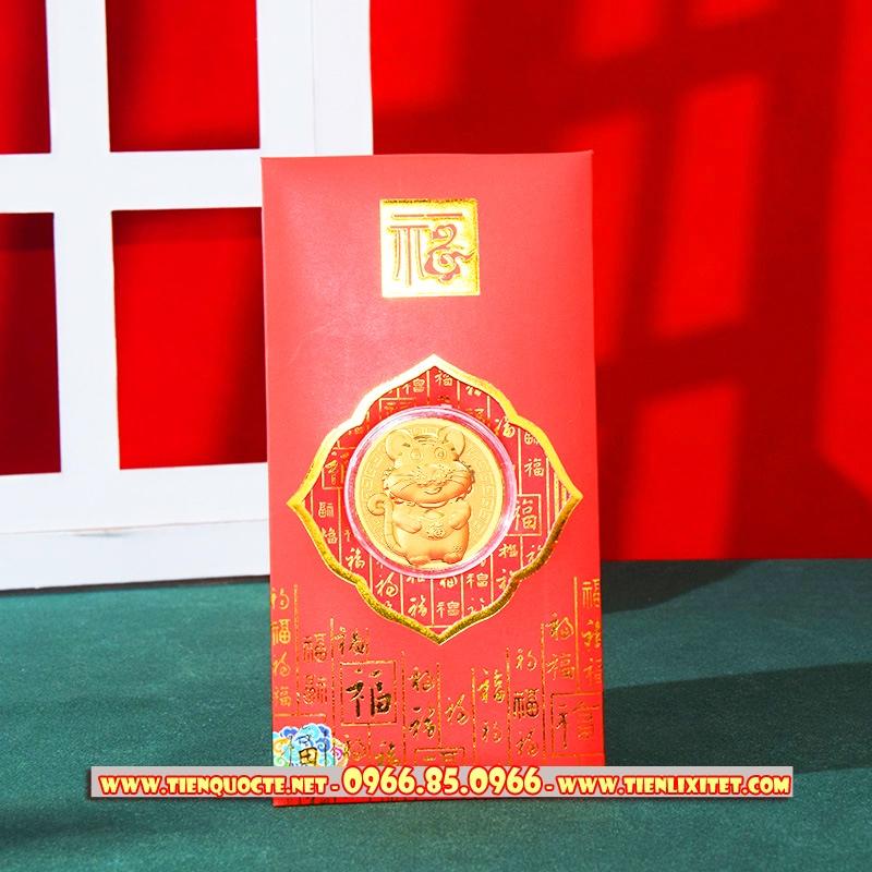 Combo 60 bao lì xì 2022 hình con hổ Nhâm dần làm lì xì tết 2022
