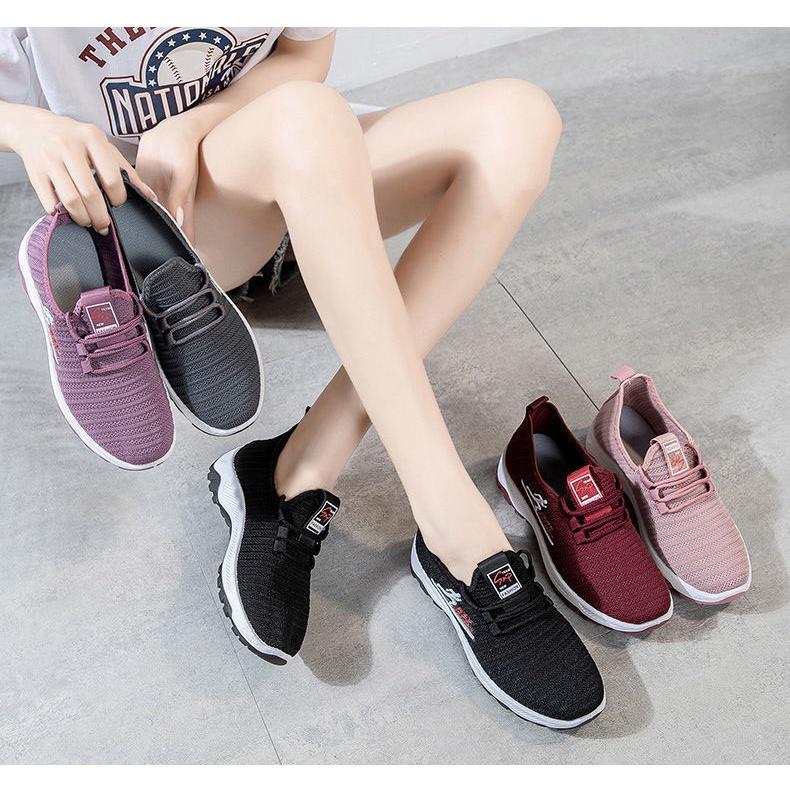 Giày Thể Thao Sneaker Nữ Đế 2 Lớp Êm Chân , Đi Dạo Đi Chơi Tập Thể Dục G183B