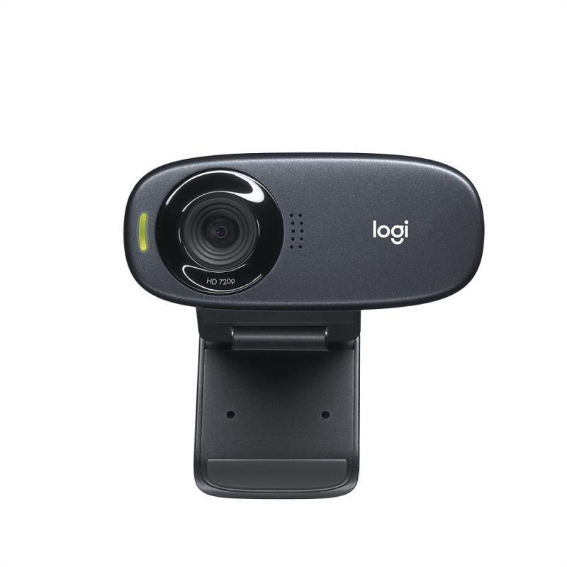 Webcam Logitech C310 720p HD - Góc cam 60 độ, micro giảm ồn, tự động chỉnh sáng cho Video Call, chụp ảnh 5MB, phù hợp PC/ Laptop - Hàng nhập khẩu