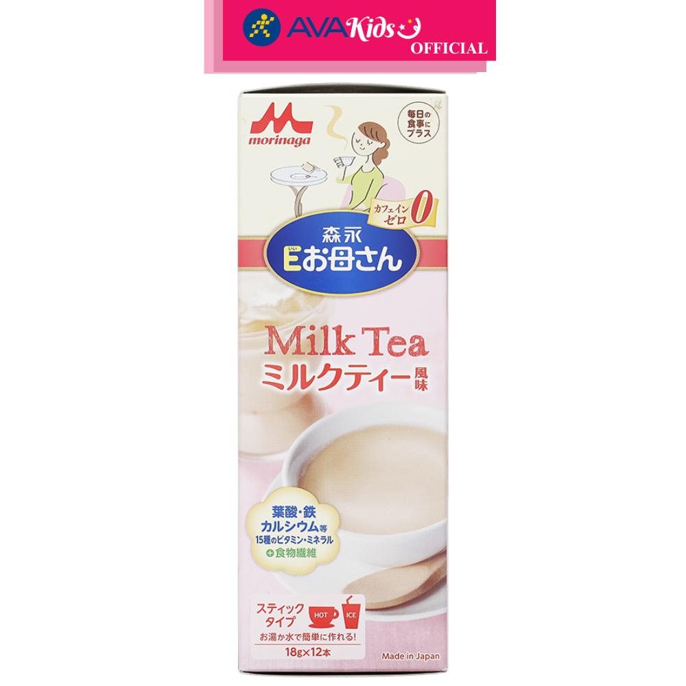 Sữa bầu dạng gói Morinaga hương trà sữa 216g - Hàng Chính Hãng