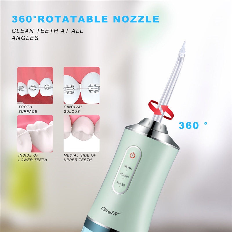 Máy Tăm Nước Vệ Sinh Răng Miệng Oral Irrigator Bản Rút Gọn vệ sinh răng miệng màu sắc ngẫu nhiên