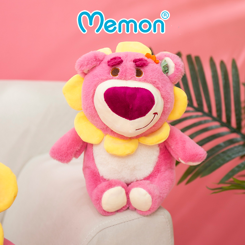 Gấu Bông Lotso Hugging Bear Mặt Hoa 35cm-50cm Cao Cấp Memon