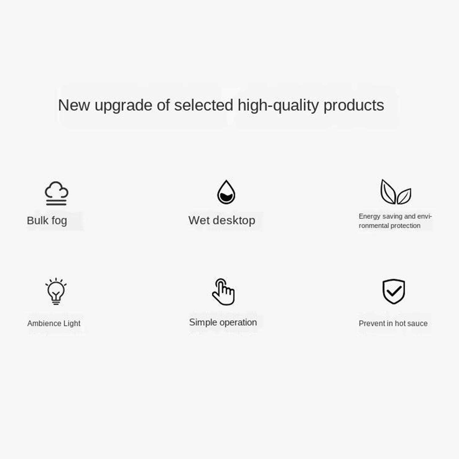 USB Led Air Humidifier Purifier Essential Mist for Car Home Desktop Bedroom