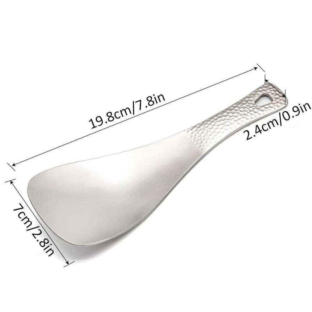 Muỗng xới cơm siêu nhẹ titanium Thân thiện với môi trường