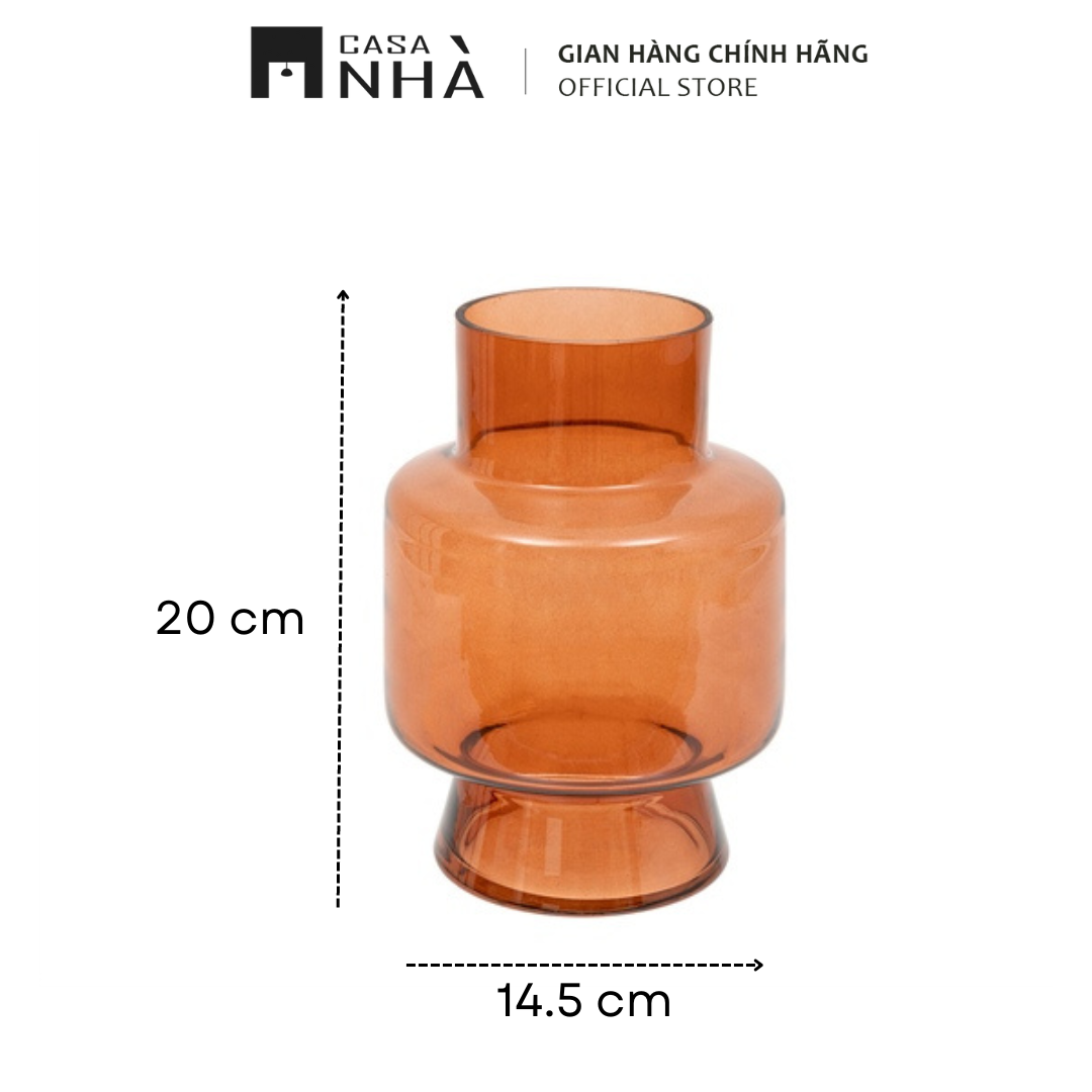 Bình Thủy Tinh Trang Trí Hiện Đại - Bình Hoa Cao Cấp Phong Cách Tối Giản