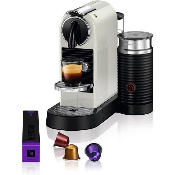 Máy Pha Cà Phê Viên Nén Delonghi Nespresso Citiz EN 267.WAE, Máy Pha Cafe, Espresso, Cappuccino, 19 Bar, Hàng Nhập Khẩu, Màu Ngẫu Nhiên