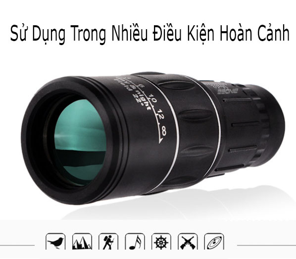 Ống Nhòm 1 Mắt Quân Sự  Bushnell Nhìn Xa Siêu Nét, Nhỏ Gọn PKS - Hàng Nhập Khẩu