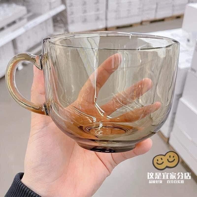 Cốc thủy tinh màu hổ phách dung tích 470ml