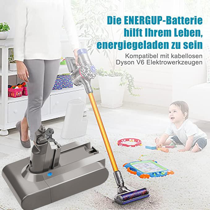 6000mAh cho Pin Sony dành cho Máy hút bụi Dyson V6 V7 V8 V10 Bateria SV10 SV11 SV12 SV09 Màu sắc: V6 6000mAh