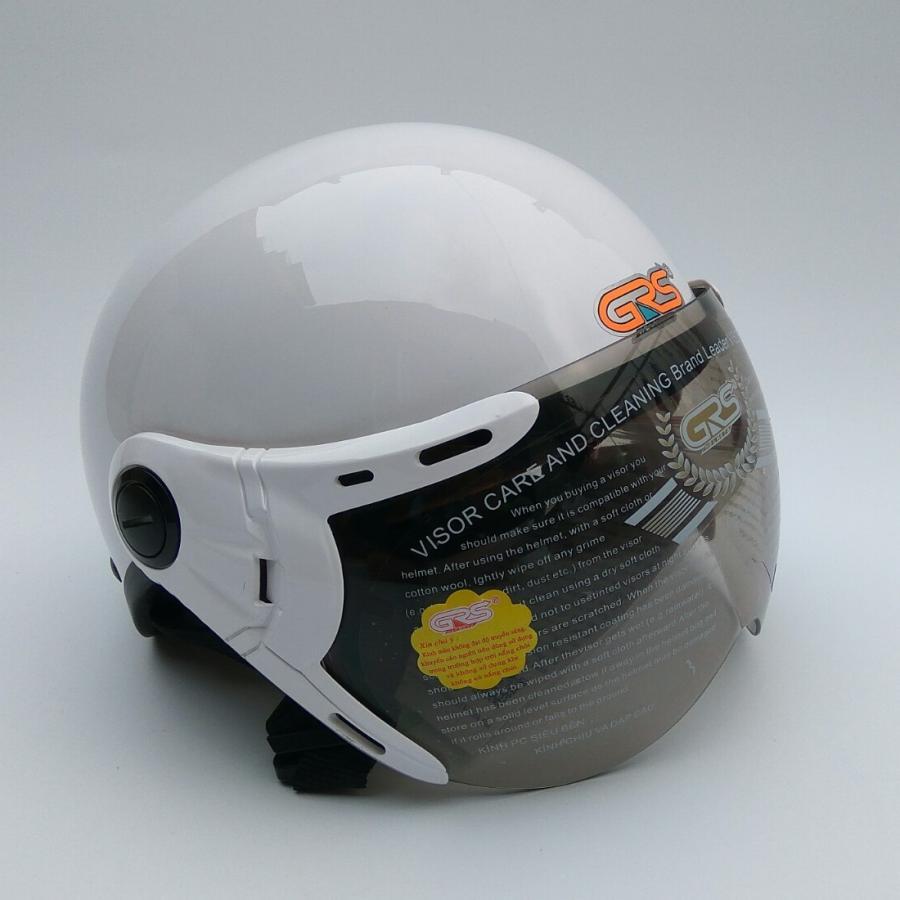 Mũ Bảo Hiểm Nửa Đầu Grs A33K - Trắng