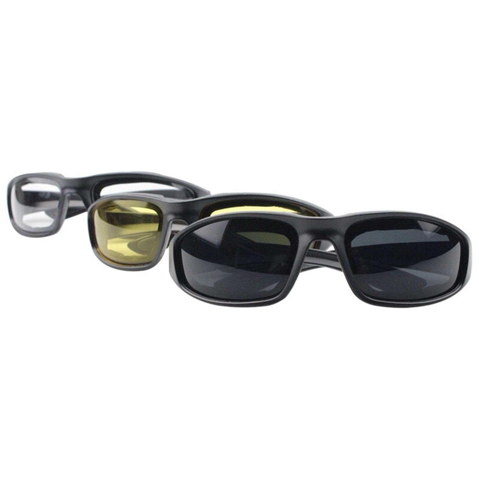 Wind Resistant Pad Sports Sunglasses Motorcycle Riding Glasses