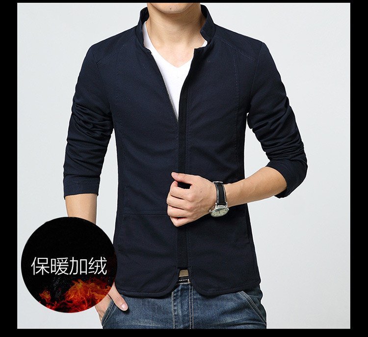 áo khoác nam cao cấp vải xịn mẫu mới ra hot nhiều màu a1 - 02-Xanh đen - XL