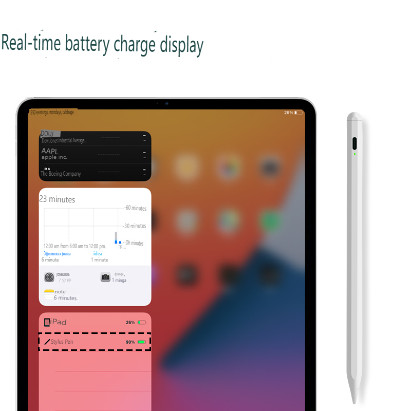 Phù hợp với iPad Pencil Bút cảm ứng Bluetooth Fit cho iPad Pen 2022 2021 2020 2019 2018 Air 5 Bút vẽ màn hình cảm ứng