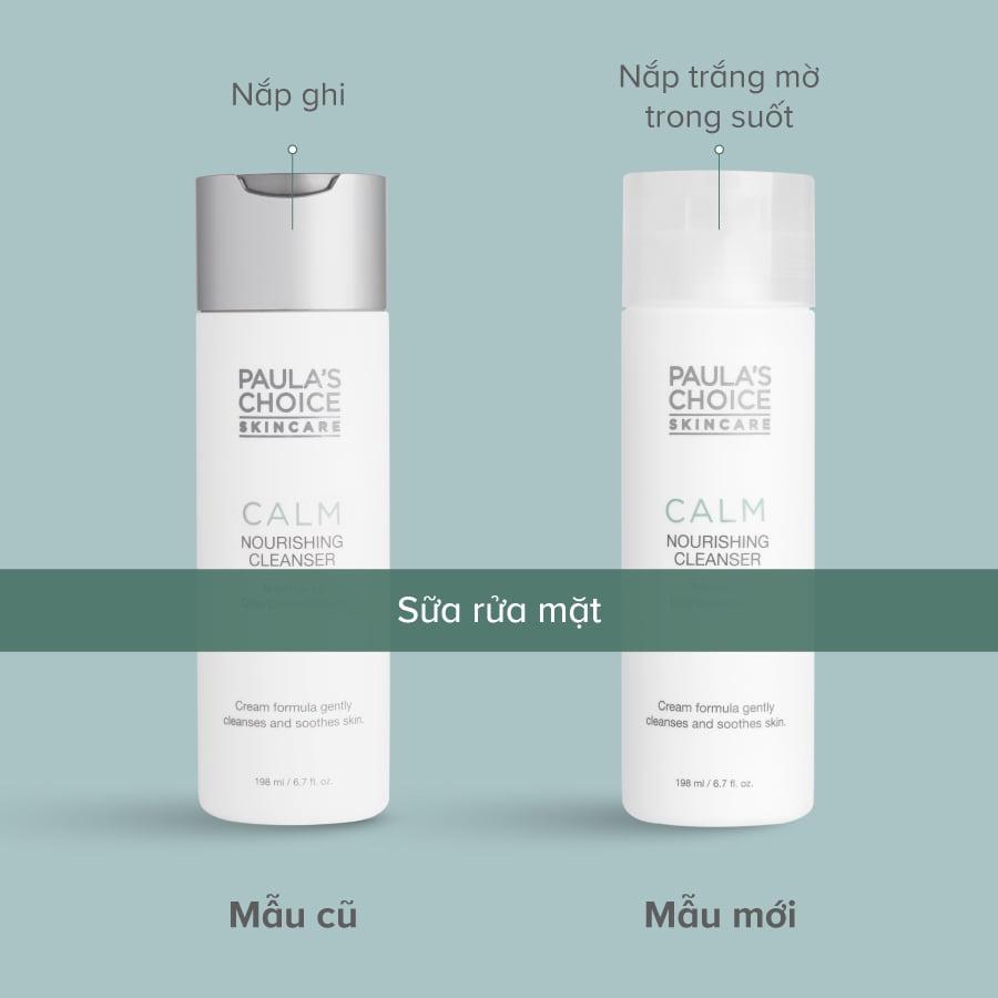 Sữa Rửa Mặt Dịu Nhẹ Dành Cho Da Dầu, Da Nhạy Cảm Paula's Choice Calm Nourishing Cleanser Normal To Oily