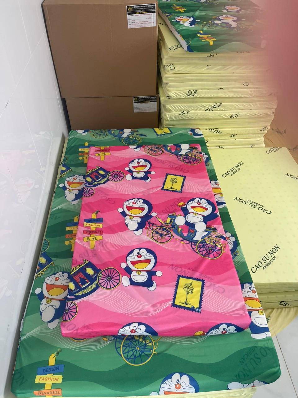 Drap Nệm em bé- dành loại nệm dày 5cm đổ lại