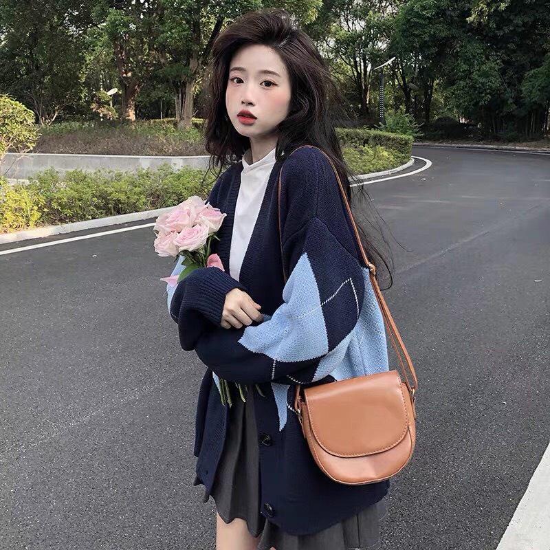 Áo Cardigan Họa Tiết Kim Cương
