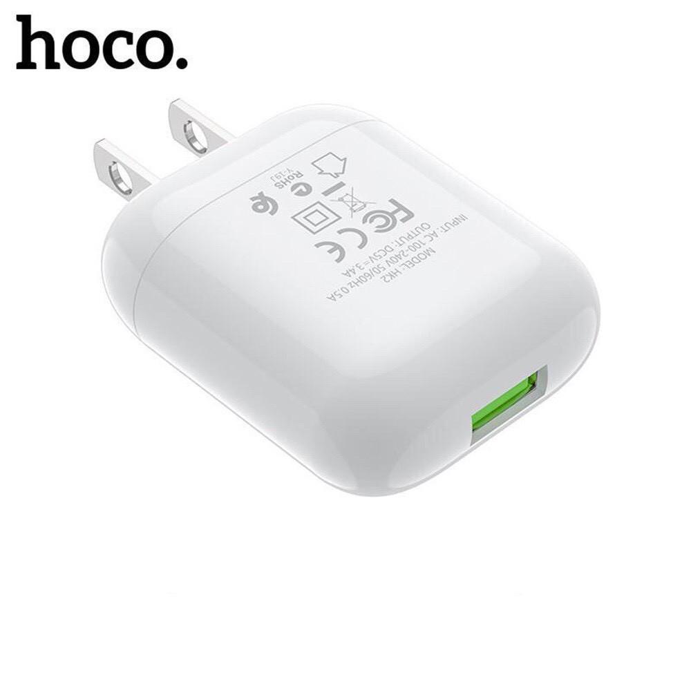 Bộ Sạc Nhanh Hoco 3.4A HK2 Type-C 1 cổng USB - HÀNG CHÍNH HÃNG