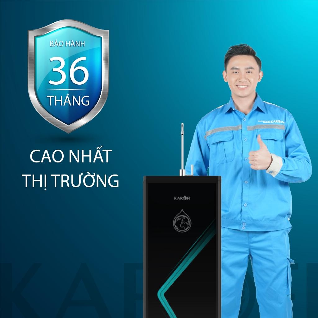 Máy lọc nước RO Mỹ 10 lõi Karofi KAQ-D58 Aiotec RO - Lắp đặt miễn phí toàn quốc - Bảo hành 36 tháng - Hàng Chính Hãng