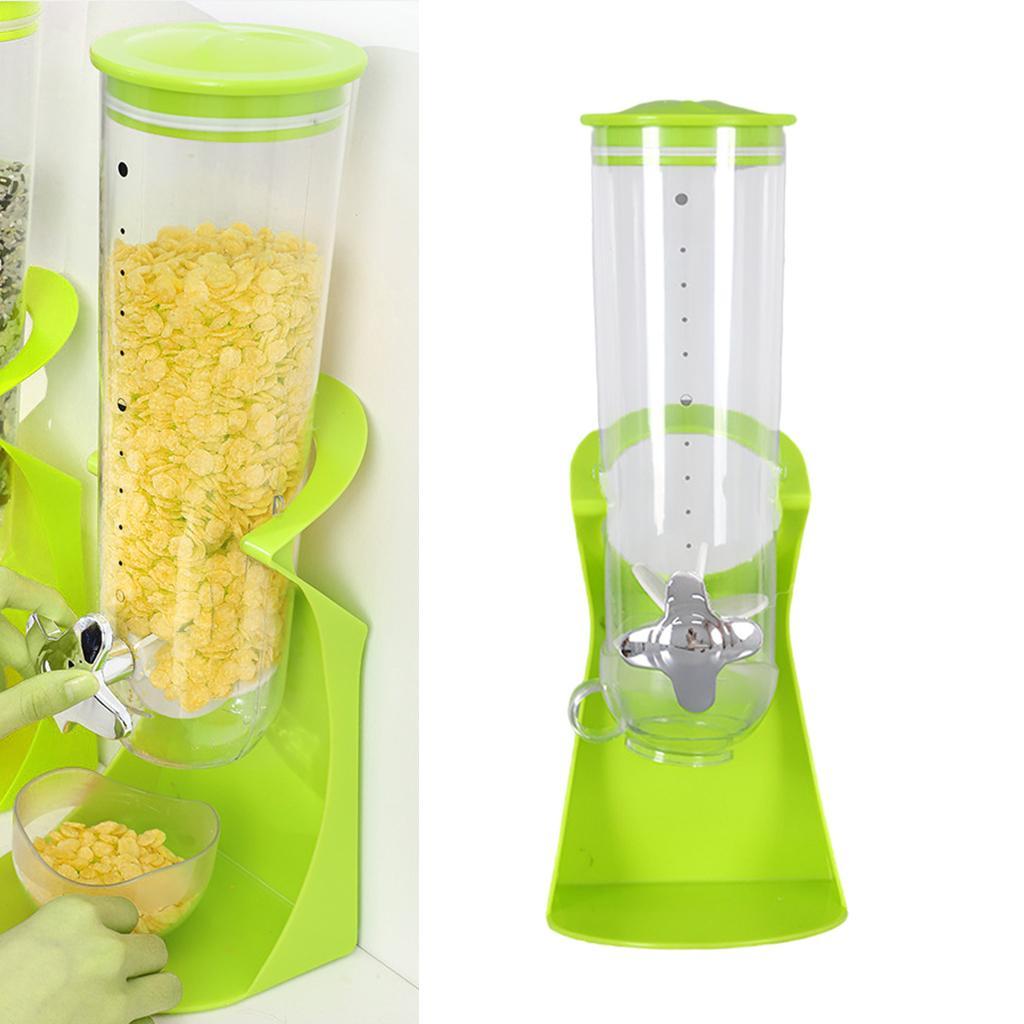 Cereal Dispenser Space Saving Grain Storage Box for Pantry Home Cereal Nuts Rice