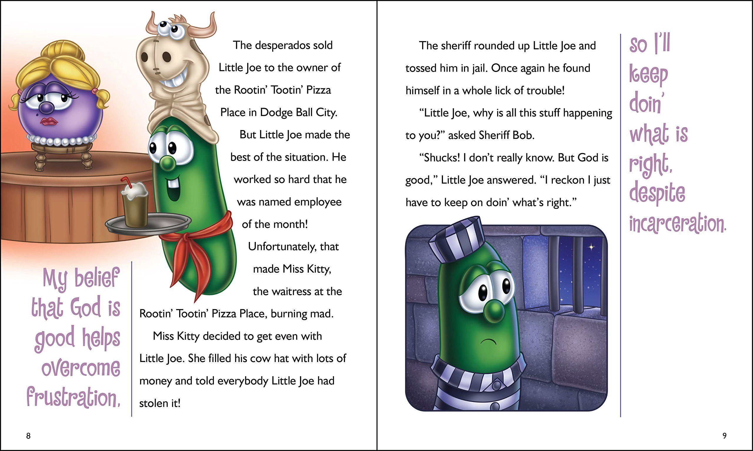 Hình ảnh Sách - VeggieTales Bible Storybook : With Scripture from the NIrV by Cindy Kenney (US edition, hardcover)