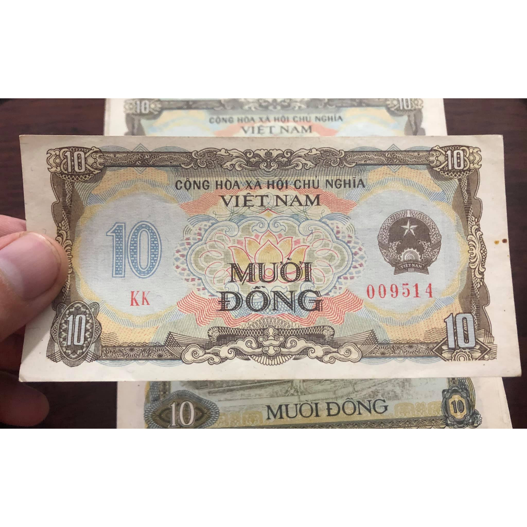 Tiền cổ Việt Nam, 10 đồng bao cấp 1980 sưu tầm