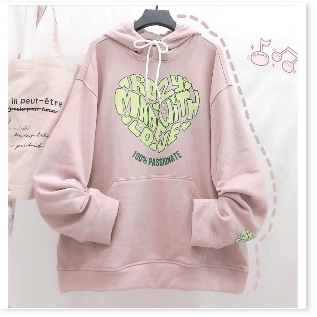 ÁO HODDIES CÓ MŨ NỮ SIÊU XINH FORM RỘNG HÀN QUỐC HOT HÈ 2021 THỜI TRANG KING FASHION