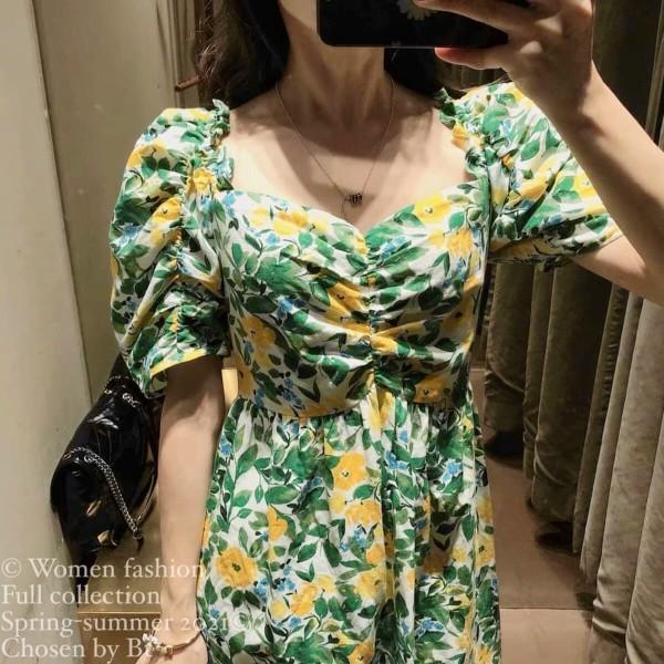 Đầm Hoạ Tiết Hoa