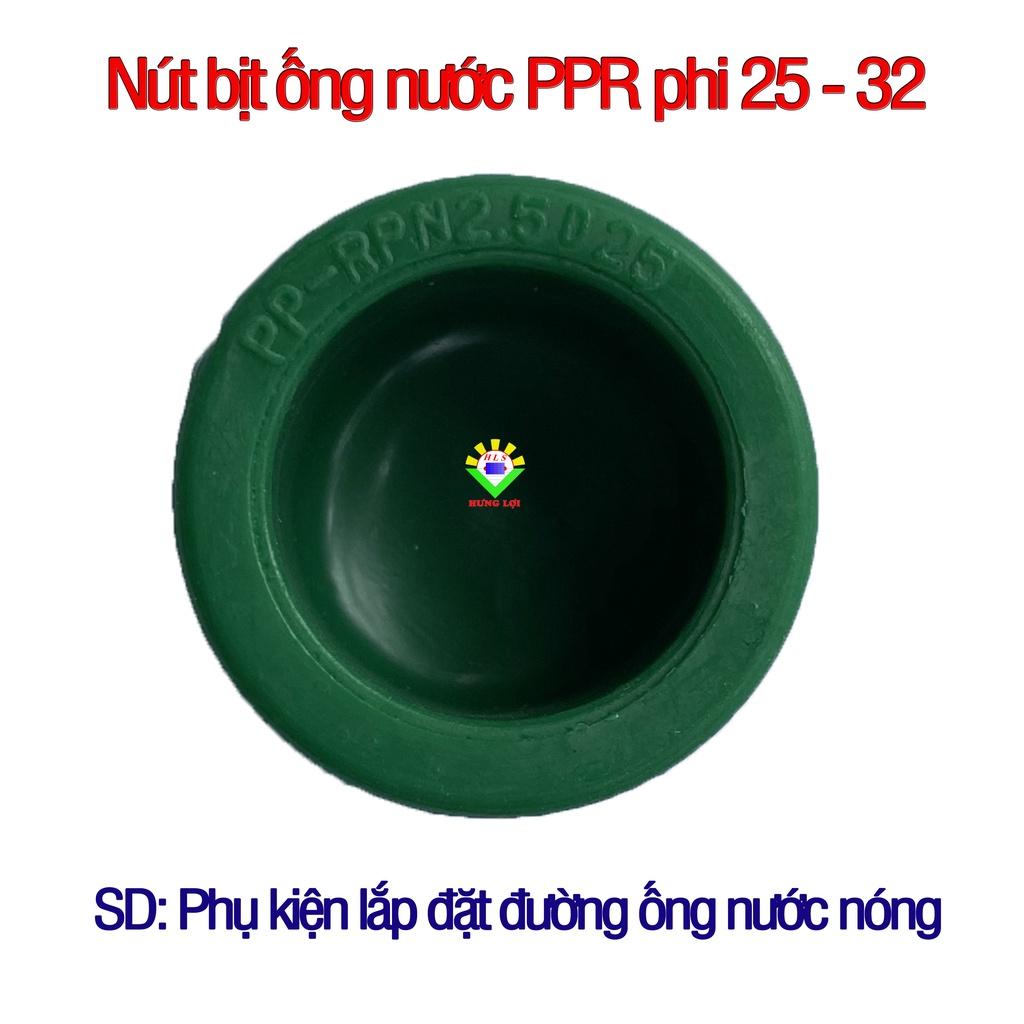 Nút bịt ống nước nóng PPR phi 25-32 - combo 10 cái - phụ kiện ống nước nóng, lạnh