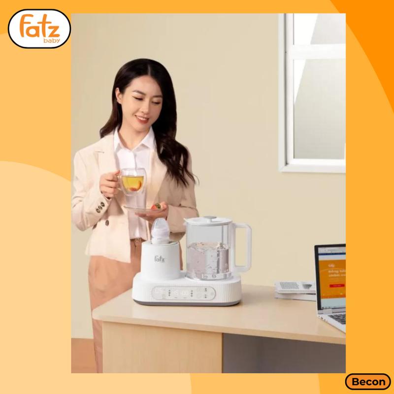 Máy đa năng điện tử Fatz Baby Multimax 9 FB9510HB, lắc sữa/đun &amp; hâm nước pha sữa, dung tích 1200ml