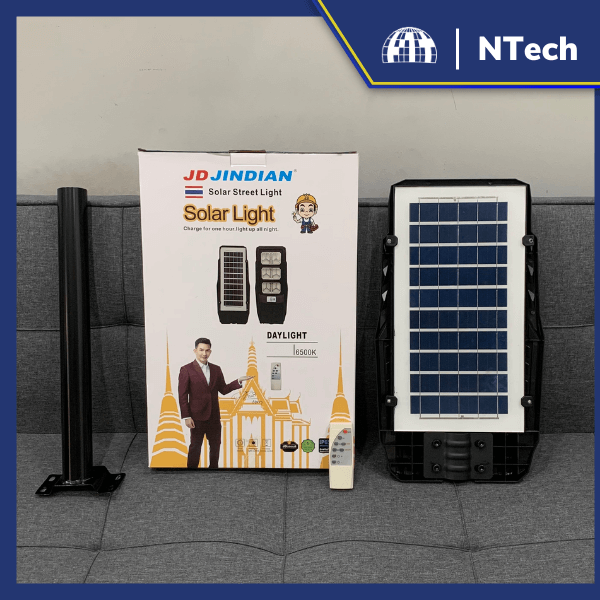 Đèn Đường Năng Lượng Mặt Trời Jindian JD-3618 | 300W (Mẫu 2025)
