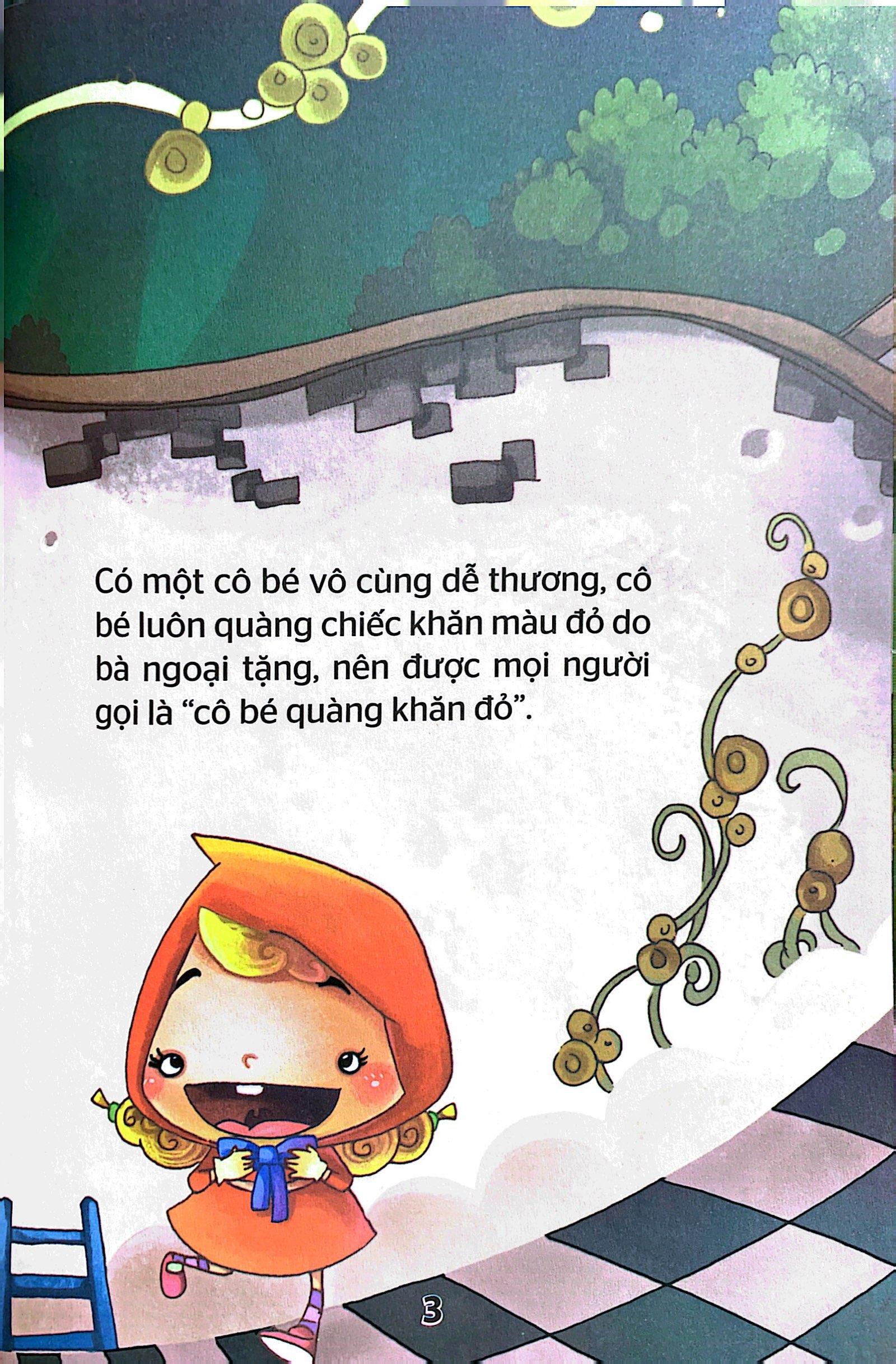 Truyện Cổ Tích Kinh Điển Thế Giới Hay Nhất - Cô Bé Quàng Khăn Đỏ