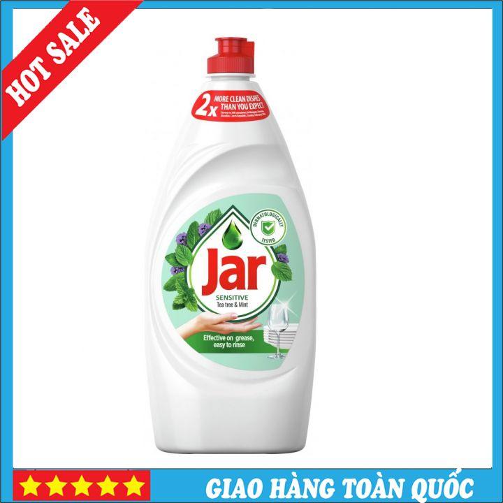 Nước Rửa Bát Jar 900ml Sensitive Tea Tree &amp; Mint