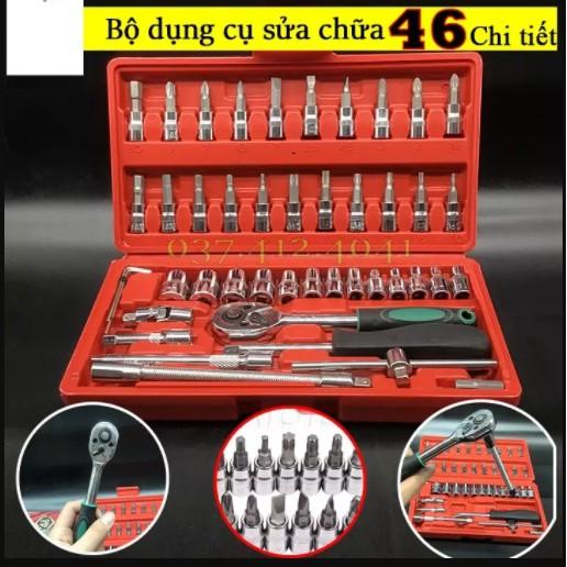 Bộ dụng cụ sửa chữa cơ khí 46 chi tiết - chất lượng cao