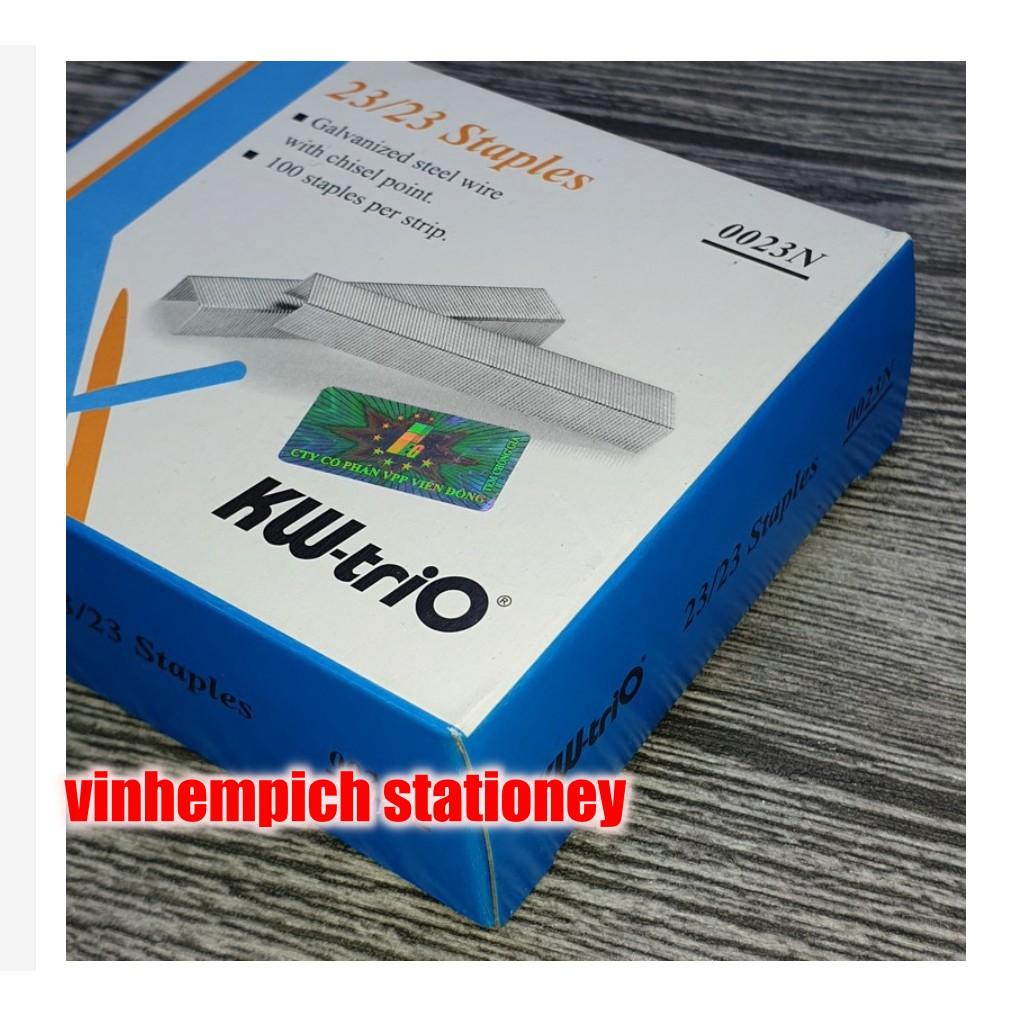 Kim bấm Kw TriO 23 / 8 10 13 15 17 20 23 bấm 100 150 200 tờ dùng cho máy bấm 050SA, 050LA, 5000....