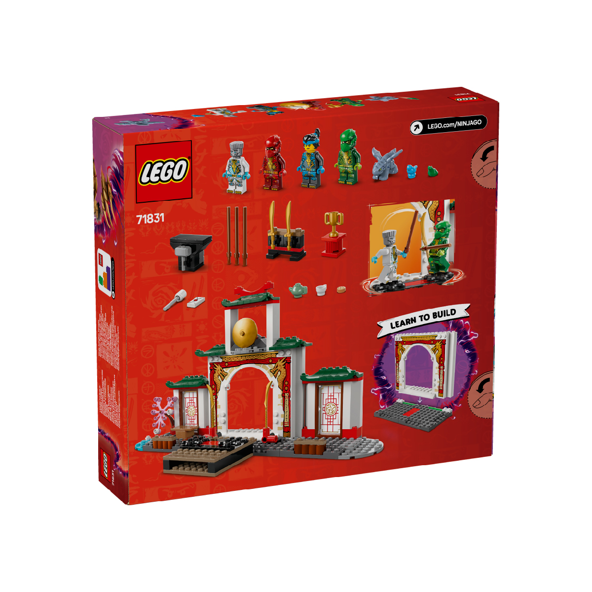 Đồ Chơi Lắp Ráp Đền Ninja Spinjitzu LEGO NINJAGO 71831 (158 Chi Tiết)