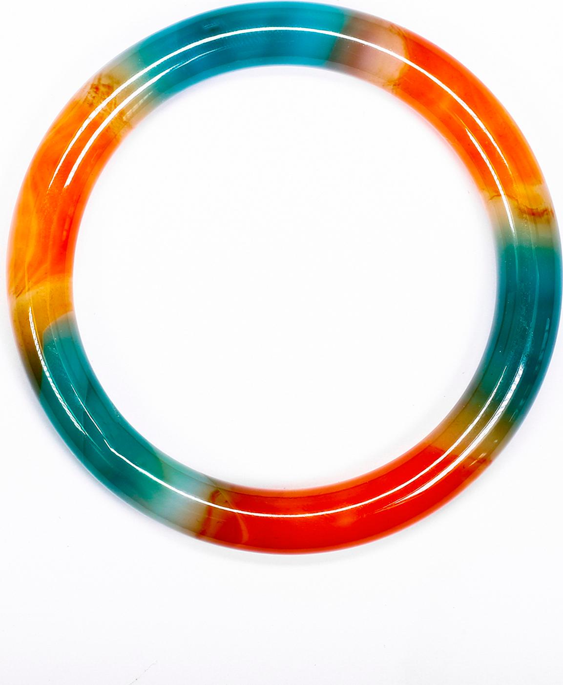 Vòng tay đá mã não tam tài ni 58 - Ngọc Quý Gemstones